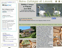 Tablet Screenshot of barncottagesatlacock.co.uk